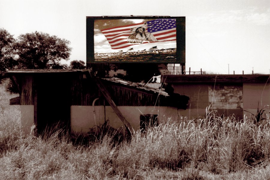 American Indian Flag, from Drive In Theater, 1992